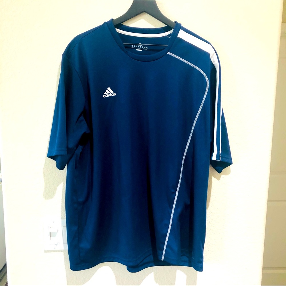 Adidas Men's Blue Sports Shirt